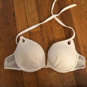 white mesh VS bikini top